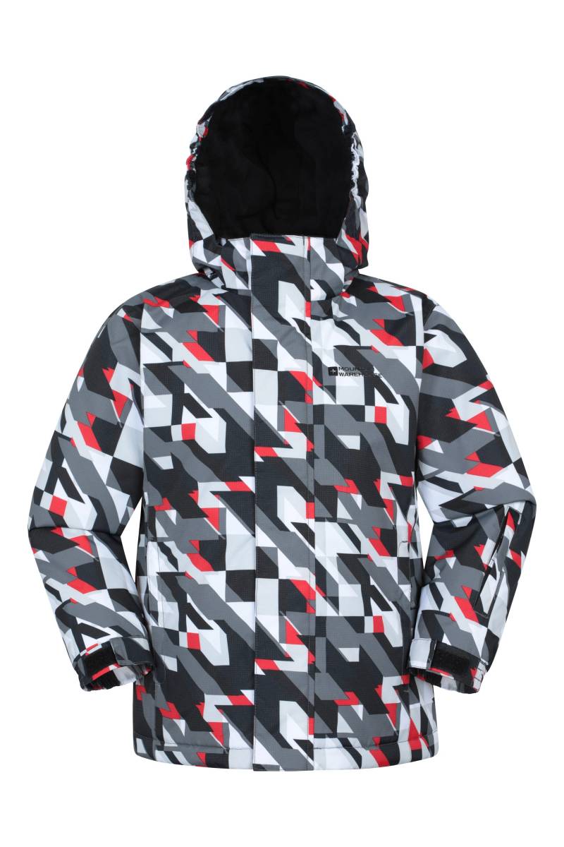 Mogal Gemusterte Kinder-Skijacke - Grau Mogal Gemusterte Kinder-Skijacke - Grau von Mountain Warehouse