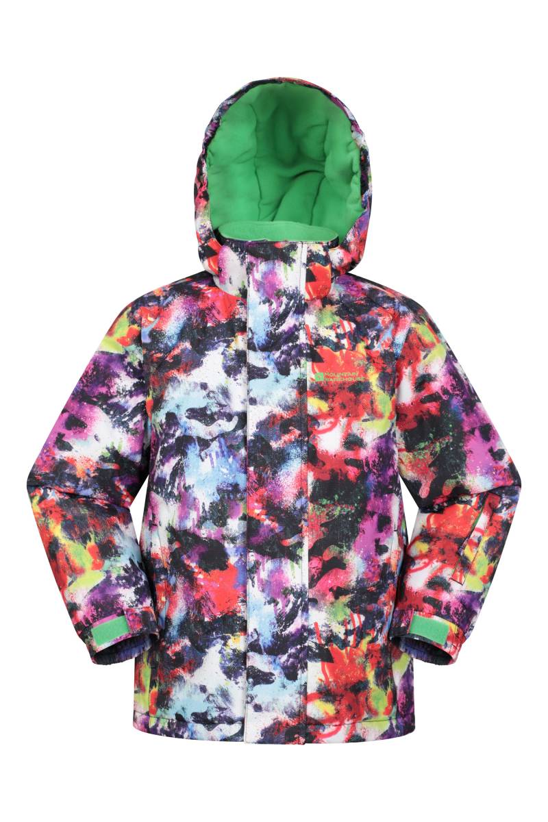 Mogal Gemusterte Kinder-Skijacke - Mix von Mountain Warehouse