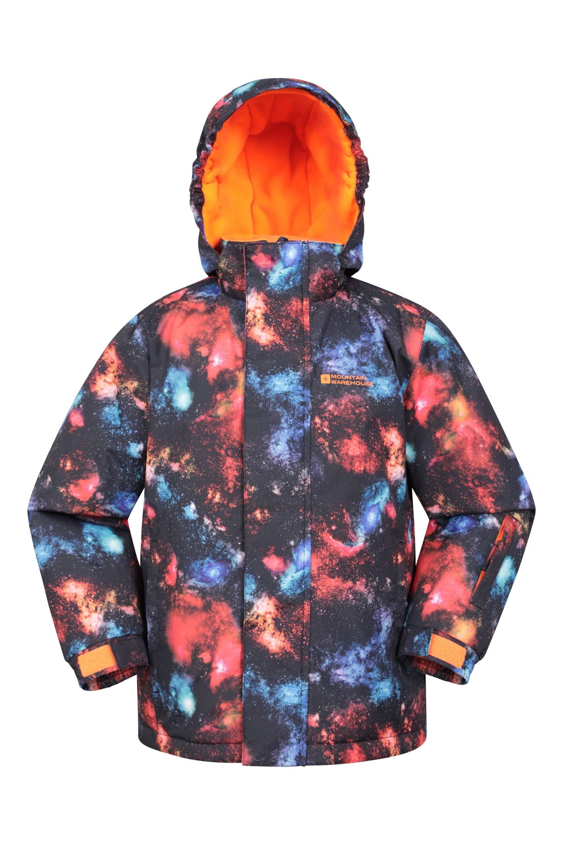 Mogal Gemusterte Kinder-Skijacke - Schwarz Mogal Gemusterte Kinder-Skijacke - Schwarz von Mountain Warehouse