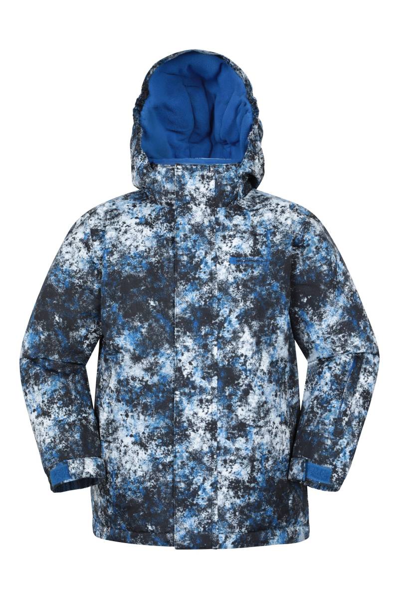 Mogal Gemusterte Kinder-Skijacke - Weiss Mogal Gemusterte Kinder-Skijacke - Weiss von Mountain Warehouse