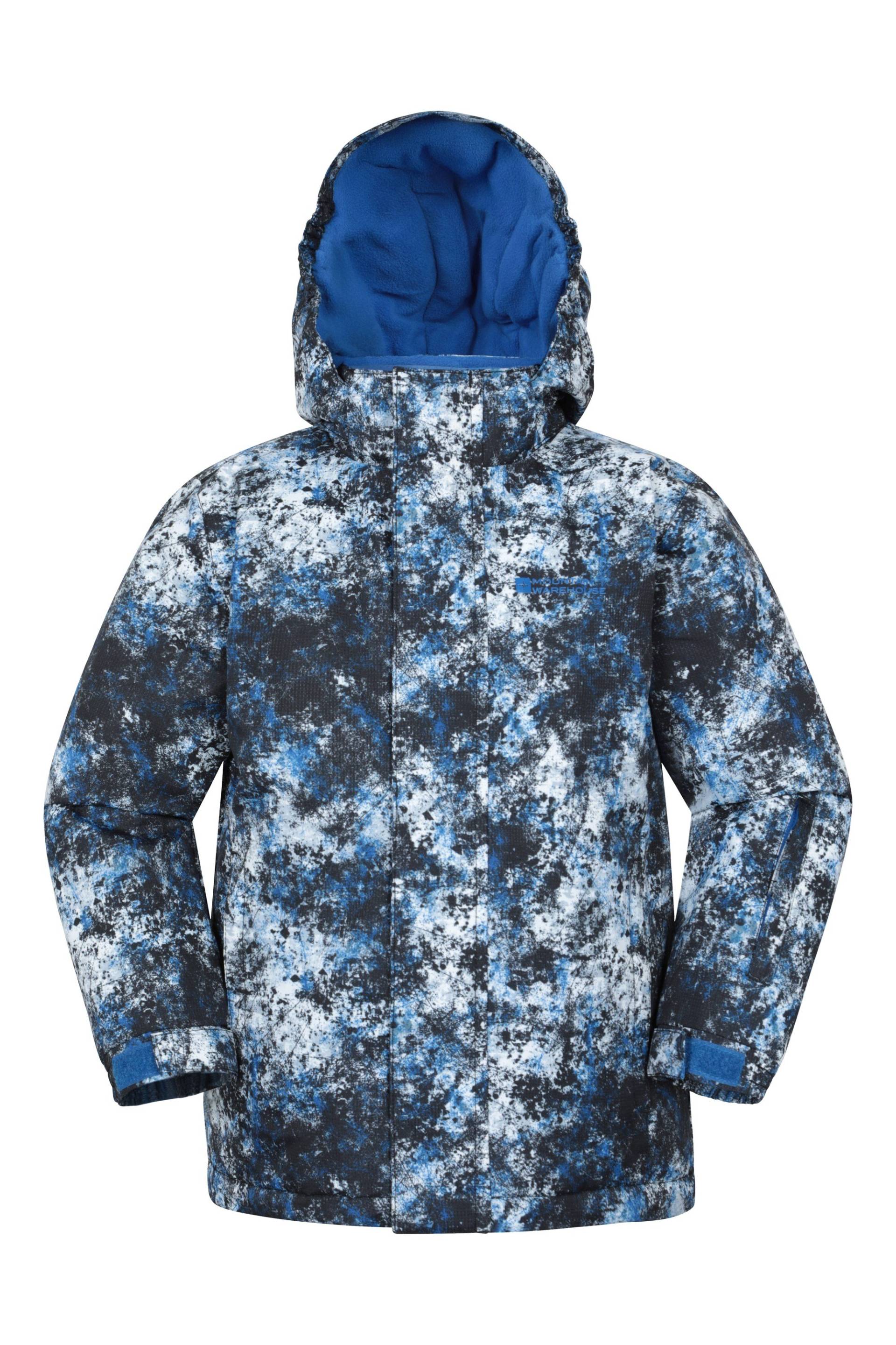 Mogal Gemusterte Kinder-Skijacke - Weiss Mogal Gemusterte Kinder-Skijacke - Weiss von Mountain Warehouse