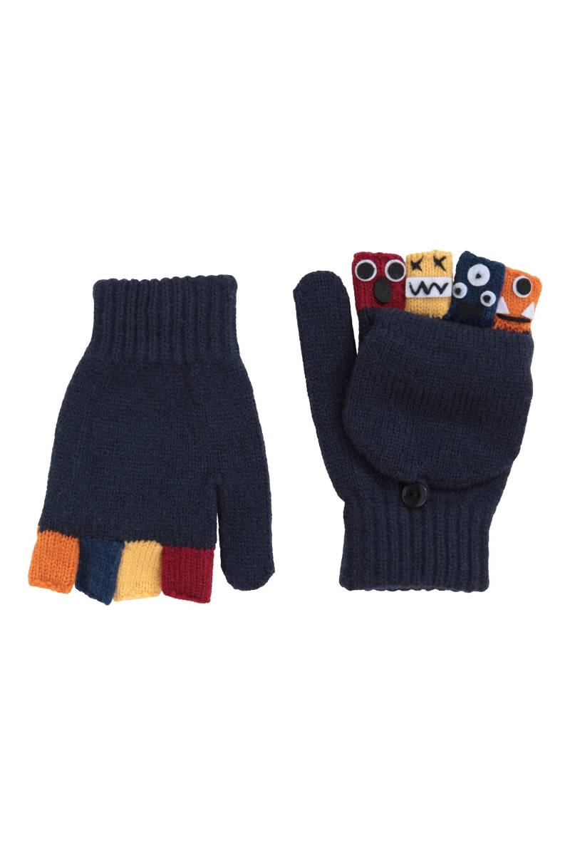 Monster Finger Kinderhandschuhe - Marineblau von Mountain Warehouse