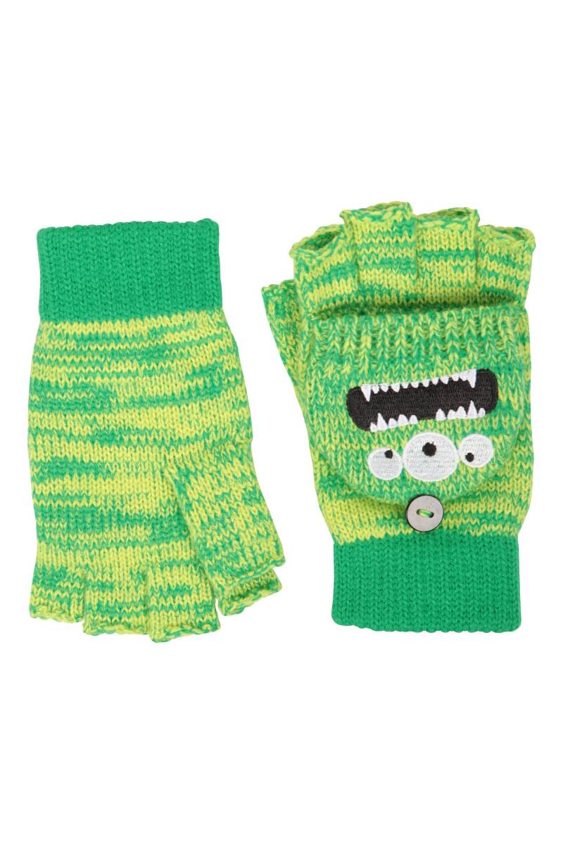 Monster Fingerlose Kinderhandschuhe - Grün von Mountain Warehouse