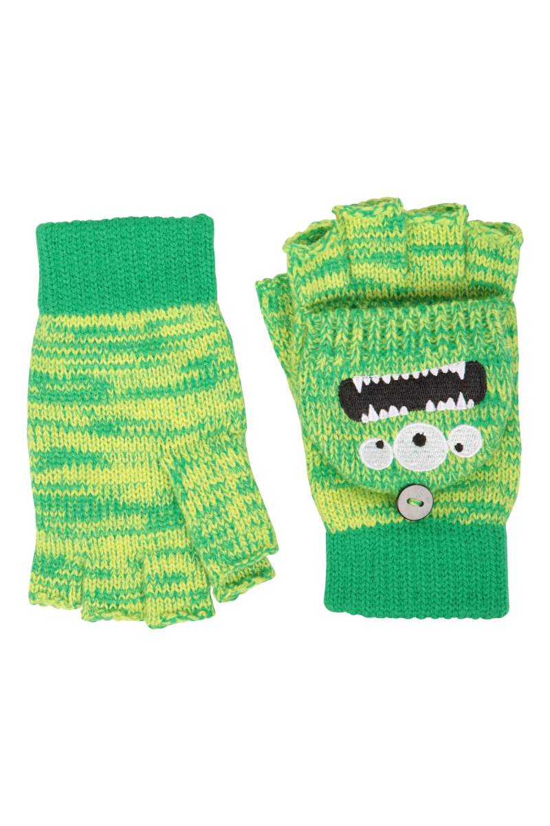 Monster Fingerlose Kinderhandschuhe - Grün von Mountain Warehouse