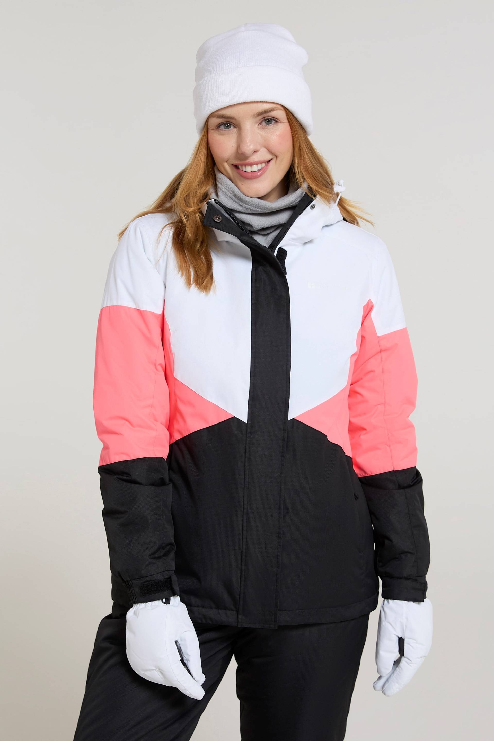 Moon II Damen Skijacke - Schwarz/Weiß von Mountain Warehouse