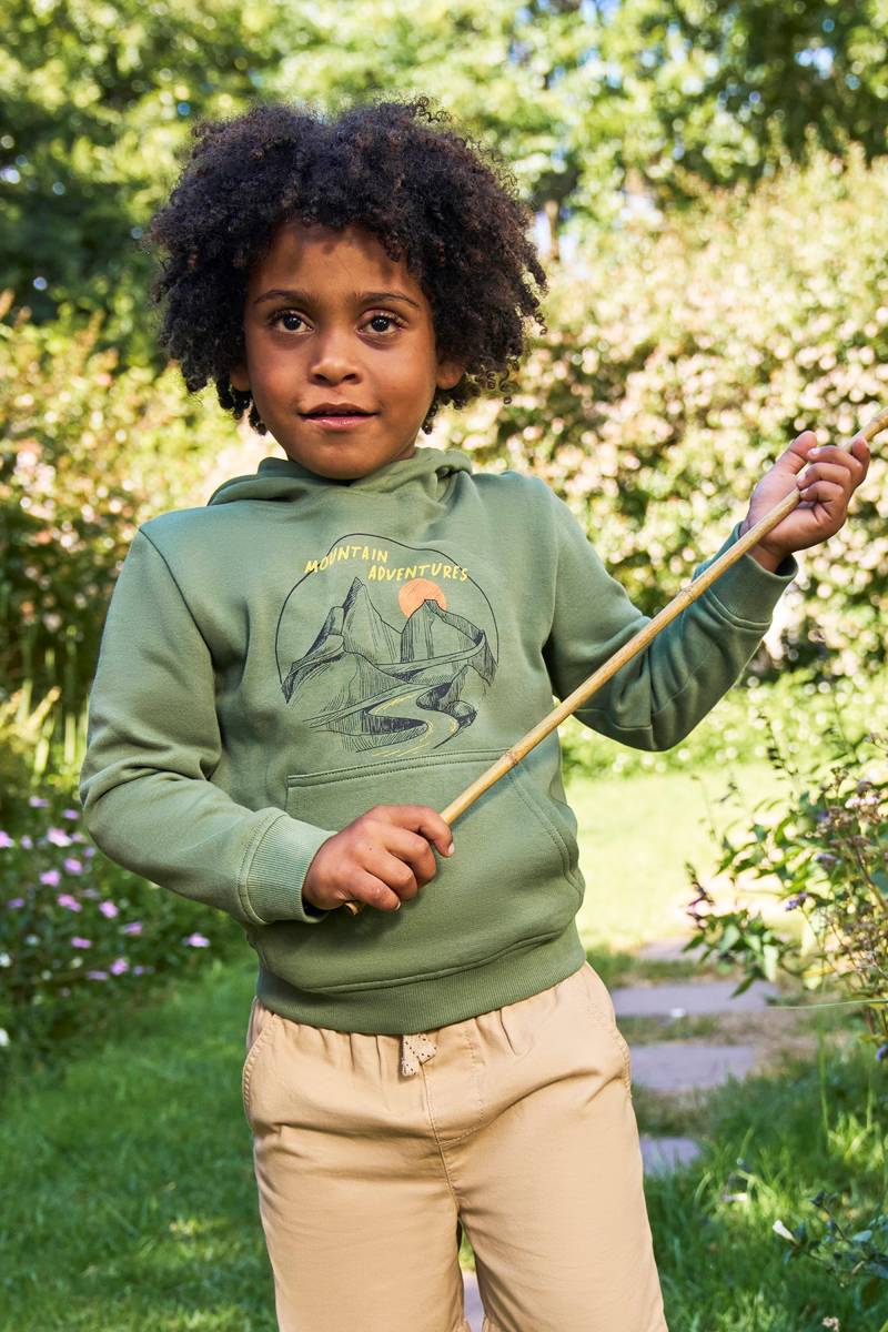 Mountain Adventures Kinder Kapuzenpullover - Khaki von Mountain Warehouse