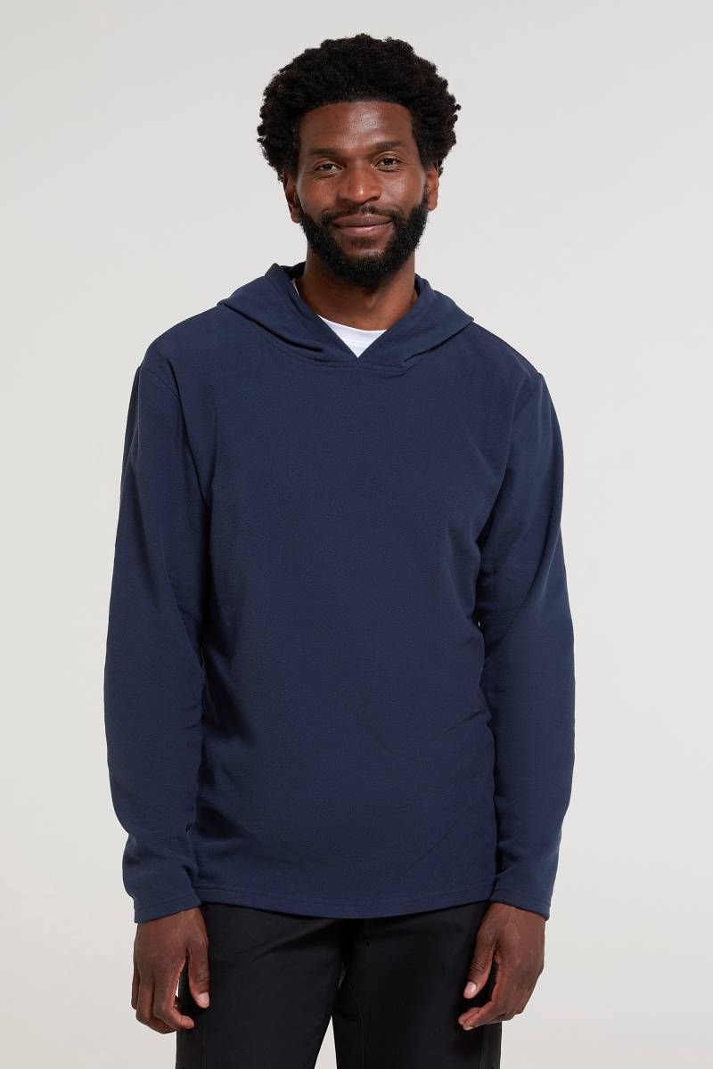 Mountain Essentials Herren Fleece-Kapuzenpullover - Marineblau von Mountain Warehouse