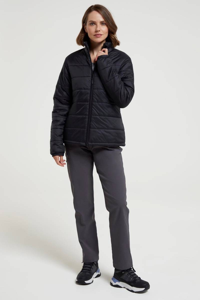 Mountain Essentials Leichte Damen Steppjacke - Schwarz von Mountain Warehouse