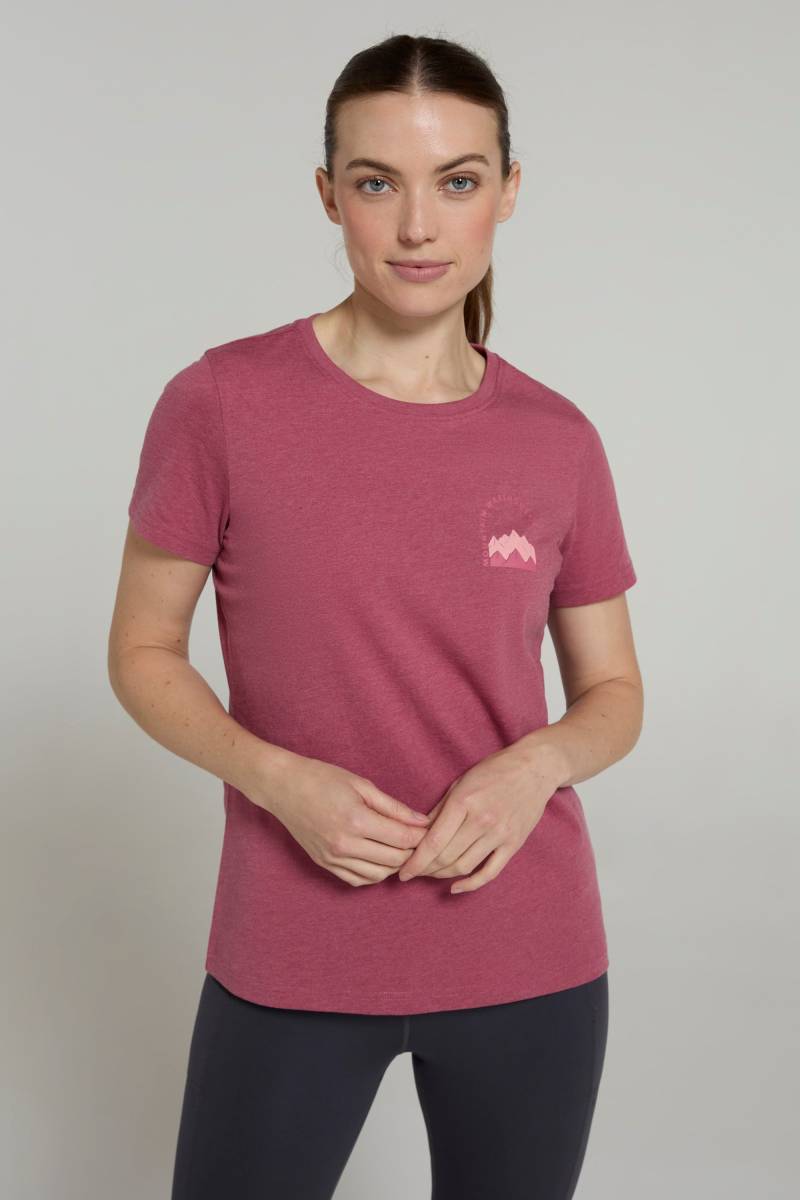 Mountain Scene Damen T-Shirt - Rosa von Mountain Warehouse