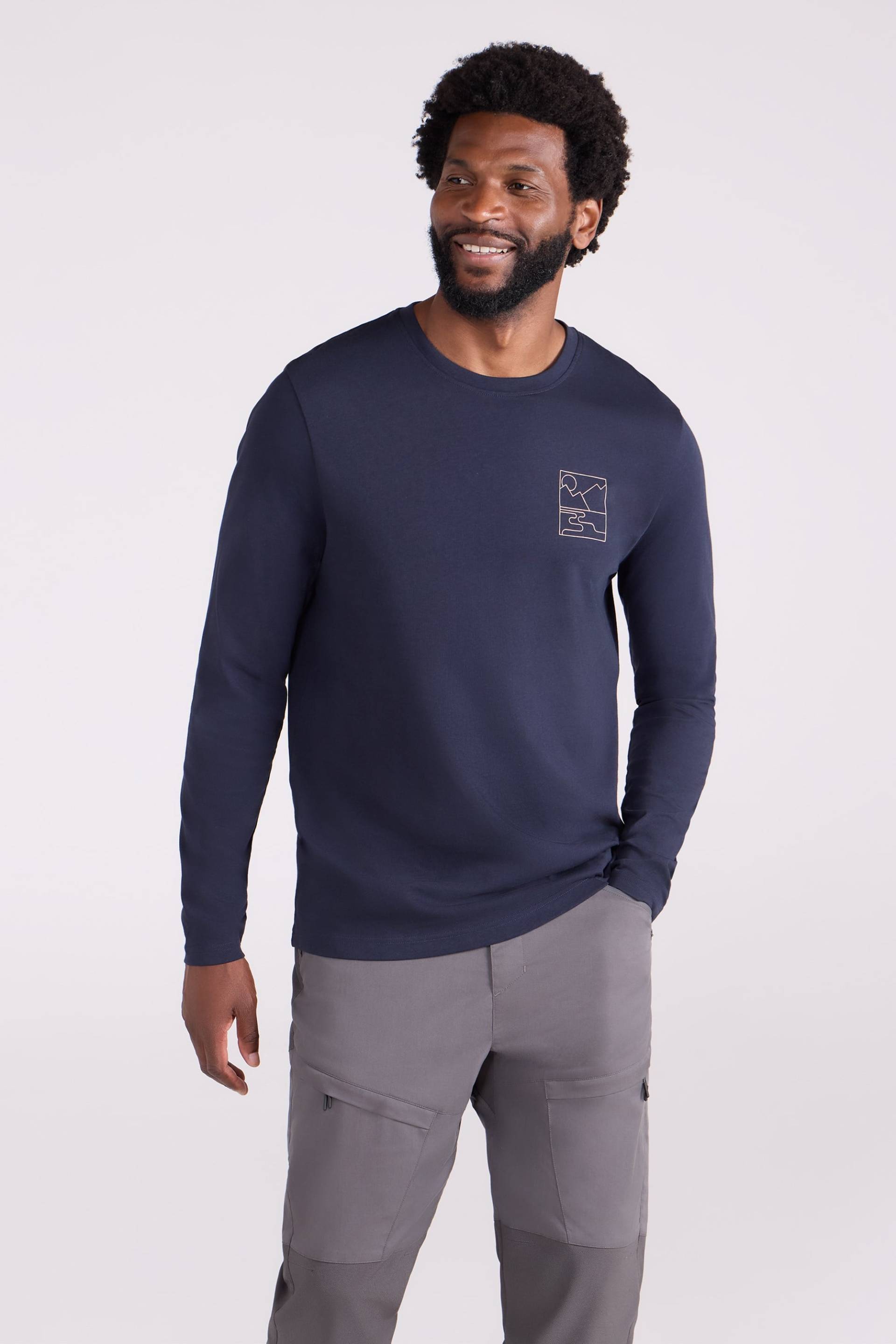 Mountain View T-Shirt für Herren - Dark Blau von Mountain Warehouse