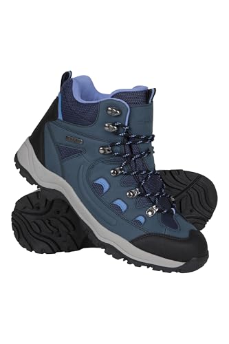 Mountain Warehouse Adventurer Regenstiefel für Damen - Wasserdichte, bequeme Damenstiefel, Wanderschuhe aus Synthetik und Textil, Rainboots für Damen - Trekkingschuhe Marine Damen-Schuhgröße 40 DE von Mountain Warehouse