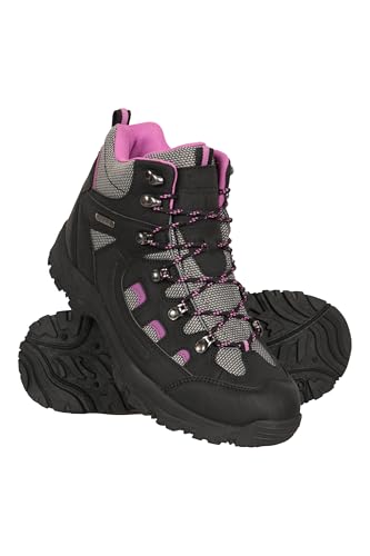 Mountain Warehouse Adventurer Regenstiefel für Damen - Wasserdichte, bequeme Damenstiefel, Wanderschuhe aus Synthetik und Textil, Rainboots für Damen - Trekkingschuhe Schwarz Damen-Schuhgröße 40 DE Mountain Warehouse Adventurer Regenstiefel für Damen - Wasserdichte, bequeme Damenstiefel, Wanderschuhe aus Synthetik und Textil, Rainboots für Damen - Trekkingschuhe Schwarz Damen-Schuhgröße 40 DE von Mountain Warehouse