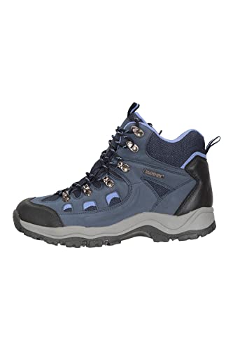 Mountain Warehouse Adventurer Regenstiefel für Damen - Wasserdichte, bequeme Damenstiefel, Wanderschuhe aus Synthetik und Textil, Rainboots für Damen - Trekkingschuhe Marineblau 39 EU von Mountain Warehouse