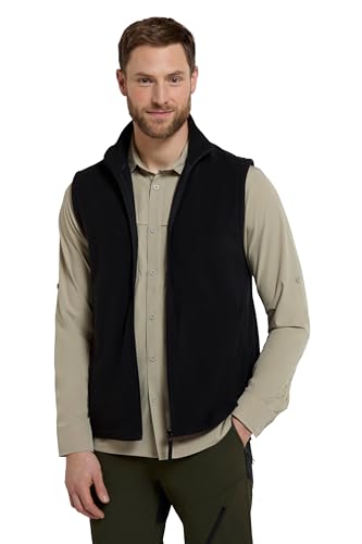 Mountain Warehouse Alder Weste für Herren - Leichter Körperwärmer, bequeme Weste, schnelltrocknender Fleece, Reißverschluss - Ideal für den Winter, Winter Tiefschwarz 2X-Large Mountain Warehouse Alder Weste für Herren - Leichter Körperwärmer, bequeme Weste, schnelltrocknender Fleece, Reißverschluss - Ideal für den Winter, Winter Tiefschwarz 2X-Large von Mountain Warehouse