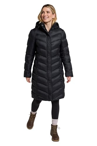 Mountain Warehouse Alexa Gefütterte Damen Winterjacke Schwarz Damengröße EU 48 von Mountain Warehouse