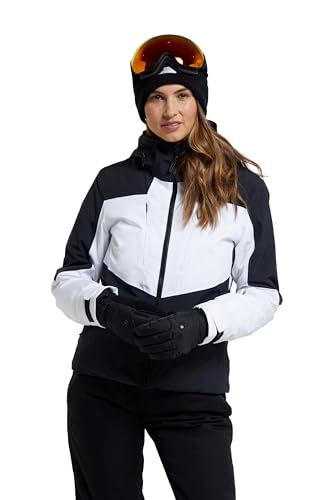 Mountain Warehouse Altitude Extreme wattierte Damenskijacke - wasserdicht, atmungsaktiv, verschweißte Nähte, extra Belüftung - ideal für Wintersport und zum Wandern Weiss Damengröße EU 44 von Mountain Warehouse
