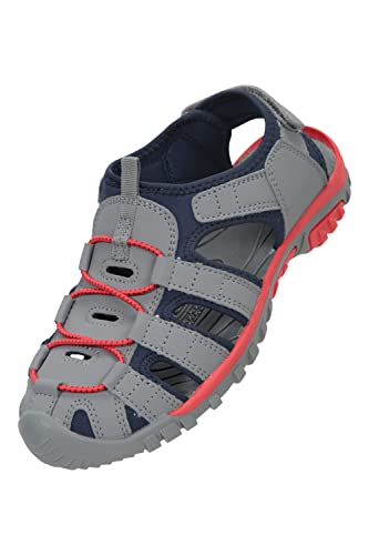 Mountain Warehouse Bay Sandalen für Kinder - Sandalen aus Neopren, bequeme Kinder-Flipflops, Zwischensohle, verstellbare Herbst Winterschuh Rot 37 von Mountain Warehouse