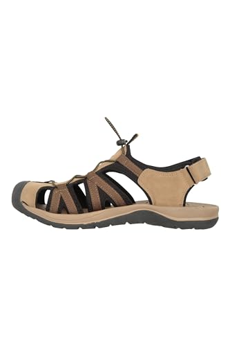 Mountain Warehouse Bay Reef Sandalen Shandalen für Herren - Herbst Winterschuhe aus Synthetik, Neoprenfutter, leicht, Schuhe mit Schaumstoffpolsterung - Für Spaziergänge, Strand, Reisen Braun 41 von Mountain Warehouse