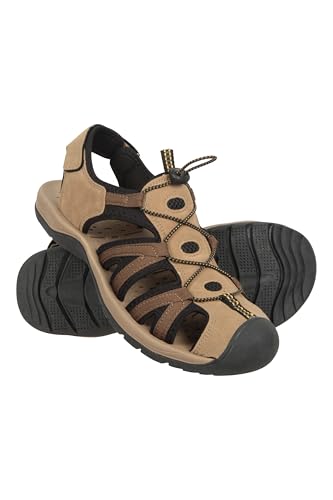 Mountain Warehouse Bay Reef Sandalen für Herren - Herbst Winterschuhe, Neoprenfutter, leicht, Schuhe mit Schaumstoffpolsterung - Für Spaziergänge, Strand Braun Herren-Schuhgröße 40 DE von Mountain Warehouse