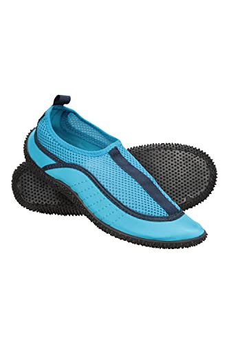 Mountain Warehouse Bermuda Aqua-Schuhe für Damen - Neopren-Wasserschuhe, Netzeinsatz, leicht, Schwimmschuhe zum Schlüpfen - Für Strand und Unterwassergehen Dunkelblau 37 EU von Mountain Warehouse