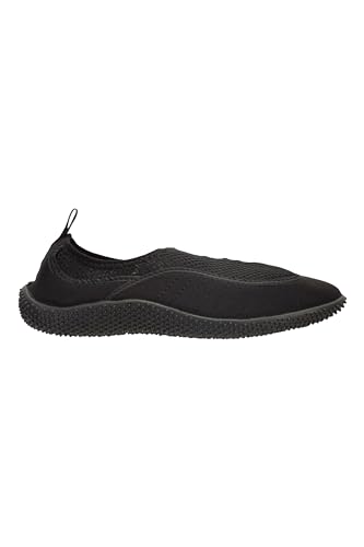 Mountain Warehouse Bermuda Aqua-Schuhe für Damen - Neopren-Wasserschuhe, Netzeinsatz, leicht, Schwimmschuhe zum Schlüpfen - Für Strand und Unterwassergehen Schwarz 37 EU von Mountain Warehouse