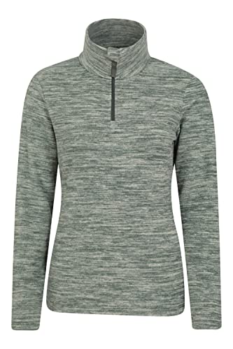 Mountain Warehouse Camber Half Zip Women's Fleece - Leichtes, warmes & kuscheliges Half Zip Sweatshirt Top - Ideal für Camping, Outdoor, Reisen & Wandern Khaki Small Mountain Warehouse Camber Half Zip Women's Fleece - Leichtes, warmes & kuscheliges Half Zip Sweatshirt Top - Ideal für Camping, Outdoor, Reisen & Wandern Khaki Small von Mountain Warehouse