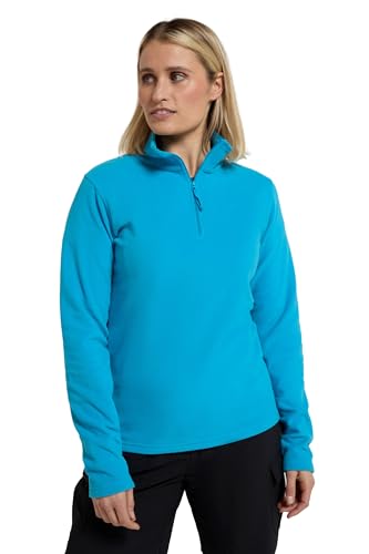 Mountain Warehouse Camber Half Zip Women's Fleece - Leichtes, warmes & kuscheliges Half Zip Sweatshirt Top - Ideal für Camping, Outdoor, Reisen & Wandern Dunkel Aquamarin X-Large Mountain Warehouse Camber Half Zip Women's Fleece - Leichtes, warmes & kuscheliges Half Zip Sweatshirt Top - Ideal für Camping, Outdoor, Reisen & Wandern Dunkel Aquamarin X-Large von Mountain Warehouse