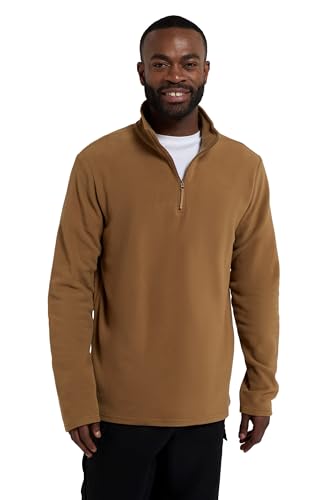 Mountain Warehouse Camber II Herren Fleece Beige 4XL von Mountain Warehouse