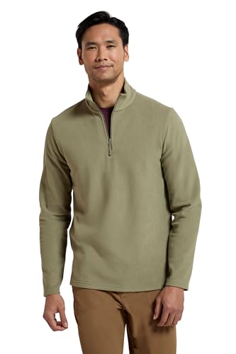 Mountain Warehouse Camber II Herren Fleece Hellkhaki XXL von Mountain Warehouse