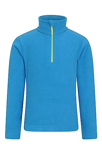 Mountain Warehouse Camber II Kinder-Fleece mit Reißverschluss Kobalt 11-12 Jahre von Mountain Warehouse