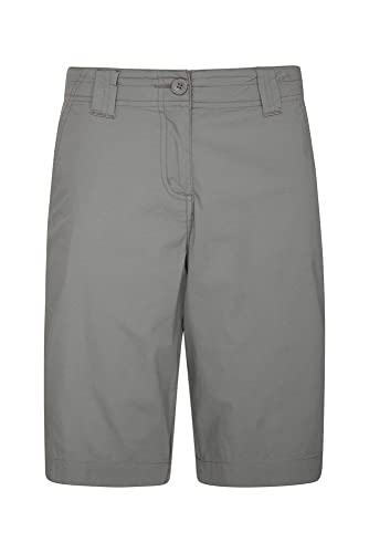 Mountain Warehouse Coast Damenshorts mit Stretchanteil - Leichte Damenshorts, strapazierfähig, 4-Wege-Stretch, Pflegeleichte Damenhose - Für Reisen Hellkhaki 36 von Mountain Warehouse