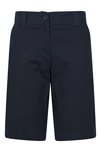 Mountain Warehouse Coast Damenshorts mit Stretchanteil - Leichte Damenshorts, strapazierfähig, 4-Wege-Stretch, Pflegeleichte Damenhose - Für Reisen Marineblau 54 von Mountain Warehouse