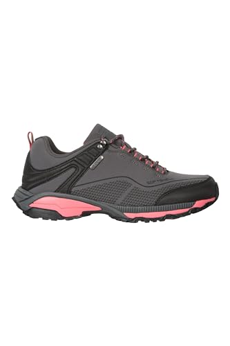 Mountain Warehouse Collie wasserdichte Damen-Schuhe - leichte, atmungsaktive Wanderschuhe, Laufschuhe und Sportschuhe oder als Überschuhe fürs Fahrrad bei Regen Grau 38 EU von Mountain Warehouse