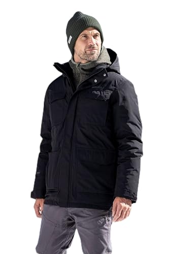 Mountain Warehouse Concord Extreme Herren Daunenjacke,Wasserdichte,Gefütterte, Warme,Winterjacke, Regenjacke Schwarz 3X-Large von Mountain Warehouse