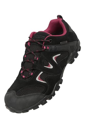 Mountain Warehouse Curlews Schuhe für Damen - Wasserfest, schnelltrocknend, Schuhe, lässig, Eva-Zwischensohle, Wanderschuhe, Laufsohle 100% Gummi - Für Wandern Schwarz 38 EU von Mountain Warehouse