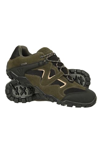 Mountain Warehouse Curlews wasserfeste, schnell trocknende Herren-Wanderschuhe mit Obermaterial aus Wildleder und Netzgewebe, Gummisohle - Camping und Wandern Khaki Herren-Schuhgröße 44 DE Mountain Warehouse Curlews wasserfeste, schnell trocknende Herren-Wanderschuhe mit Obermaterial aus Wildleder und Netzgewebe, Gummisohle - Camping und Wandern Khaki Herren-Schuhgröße 44 DE von Mountain Warehouse