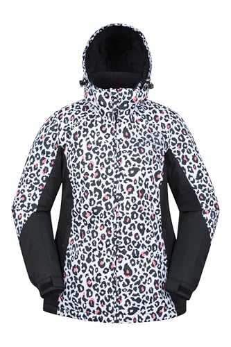 Mountain Warehouse Dawn Skijacke für Damen - Schneedicht, warme Snowboardjacke, Fleecefutter, Bündchen, Saum und Kapuze zum Verstellen - Ideale Winterjacke Mix Damengröße EU 44 von Mountain Warehouse