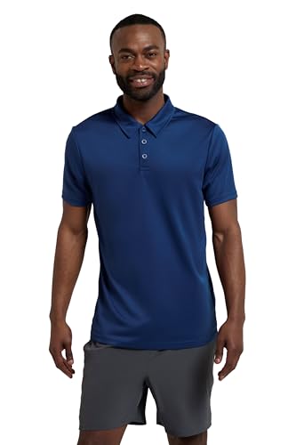 Mountain Warehouse Endurance IsoCool Herren-Poloshirt Dunkel Blau 2X-Large von Mountain Warehouse