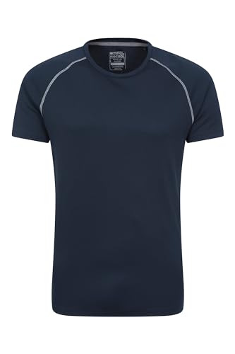 Mountain Warehouse Endurance Isocool SS Herren Multifunktions-Shirt - atmungsaktives Herren-T-Shirt zum Laufen, Joggen, Radfahren, Wandern und für Outdoor Navy Large Mountain Warehouse Endurance Isocool SS Herren Multifunktions-Shirt - atmungsaktives Herren-T-Shirt zum Laufen, Joggen, Radfahren, Wandern und für Outdoor Navy Large von Mountain Warehouse