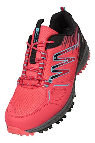 Mountain Warehouse Enhance Wasserfeste Laufschuhe für Herren - Atmungsaktive Freizeitschuhe, weiche Wanderschuhe, strapazierfähige Herrenschuhe - Schuhe für den Alltag Dunkelrot 46 von Mountain Warehouse