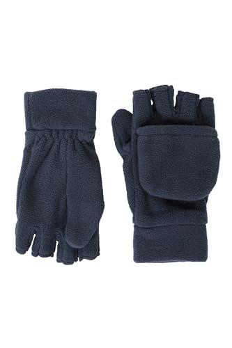 Mountain Warehouse Fingerloser Kinderfäustling aus Fleece - Leichte Pflege Marine Small/Medium von Mountain Warehouse