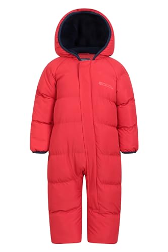 Mountain Warehouse Frosty Kinder Winter Anzug Gefüttert Schneeanzug Rot 6-12 Monate von Mountain Warehouse