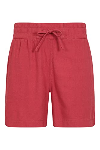 Mountain Warehouse Island Damenshorts - Leichte Damenhose, mehrere Taschen, pflegeleicht, lässige Passform - Für Reisen, Wandern, Camping Winetasting 36 von Mountain Warehouse