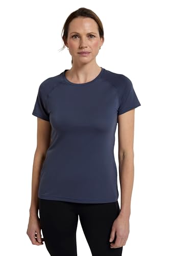 Mountain Warehouse IsoCool Technical Damen T-Shirt Dunkel Grau Damengröße EU 42 von Mountain Warehouse