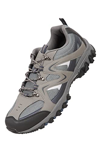 Mountain Warehouse Jungle Wanderschuhe für Herren - Leichte Laufschuhe, atmungsaktiv, weich, bequem, Flexible Fitnessschuhe - Ideal für Wandern und Trekking Dunkelblau 43 von Mountain Warehouse