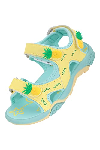 Mountain Warehouse Kinder-Strandsandalen - Neopren-Futter, flexible Kinder-Herbst Winterschuhe mit entfernbarem Fersenriemen - für Herbst, Laufen und Reisen Gelb 28 von Mountain Warehouse