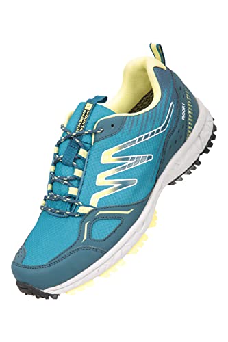 Mountain Warehouse Lakeside Trail, wasserdichte Laufschuhe für Damen - mit Phylon-Mittelsohle, leicht, Außensohle aus Gummi, Obermaterial Mesh - für Laufen Dunkelblau 38 EU von Mountain Warehouse