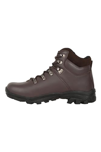 Mountain Warehouse Lattitude Extreme wasserdichte Vibram Damenstiefel - Langlebige Damen Wanderschuhe, gepolstertes Fußbett Camping Schuhe - am besten für Reisen, Trekking Dunkelbraun 40.5 EU von Mountain Warehouse