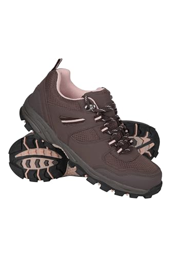 Mountain Warehouse McLeod Damen-Wanderschuhe mit weiter Passform Dunkelbraun Damen-Schuhgröße 42 EU von Mountain Warehouse