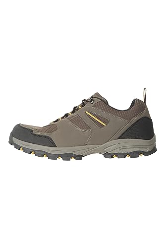 Mountain Warehouse McLeod Schuhe für Herren - Leichte Allwetterschuhe, strapazierfähig, atmungsaktiv, Wanderschuhe, Laufschuhe, Netzfutter - Für Reisen, Camping Braun 44 von Mountain Warehouse